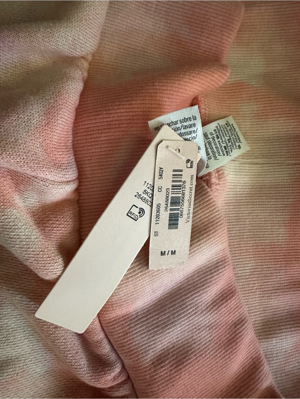 PINK Victoria's Secret Pink Tie-Dye Ribbed Tank Top